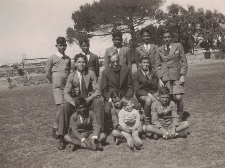 1947 – St Francis House boys group with Father Smith